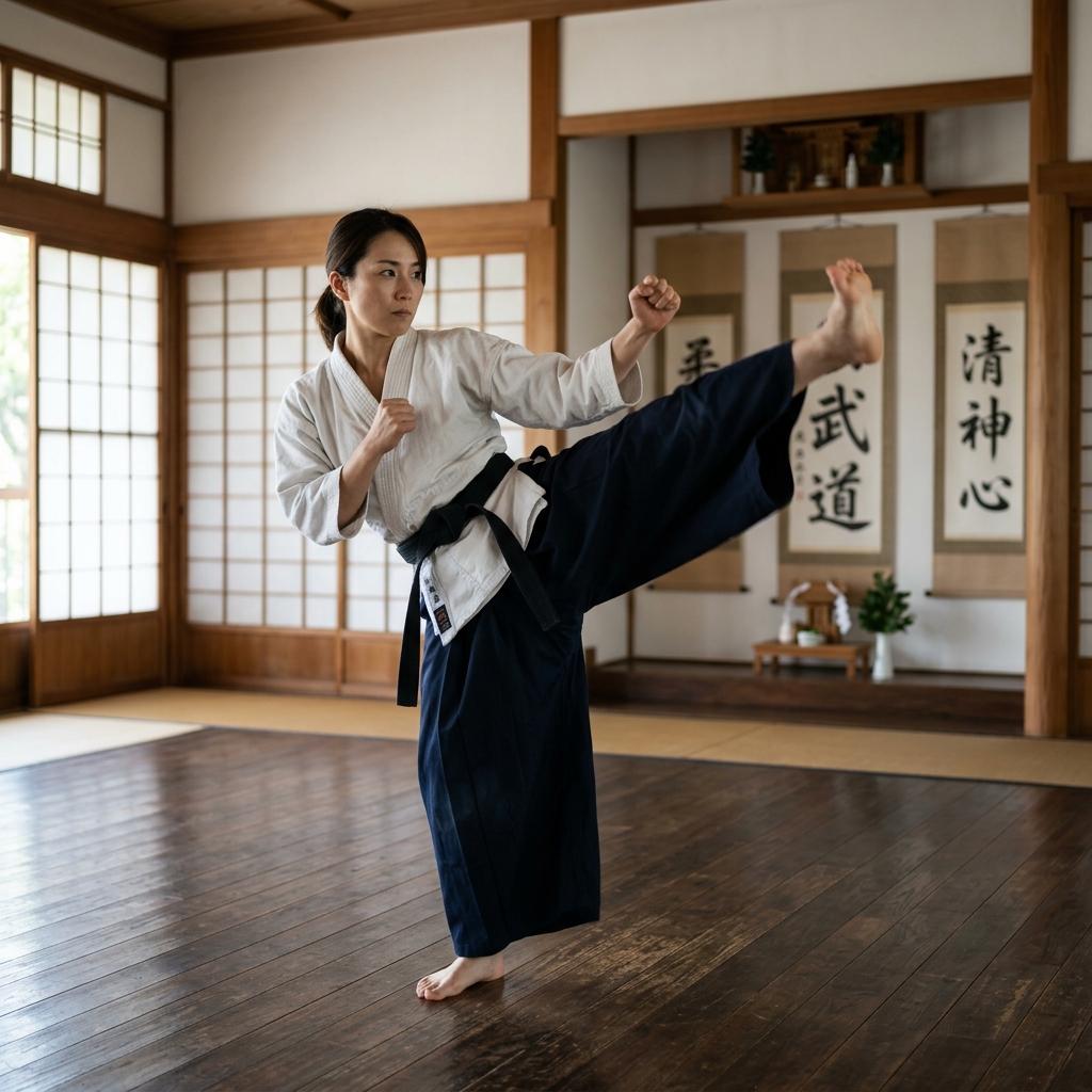 Martial arts: training control, not aggression
