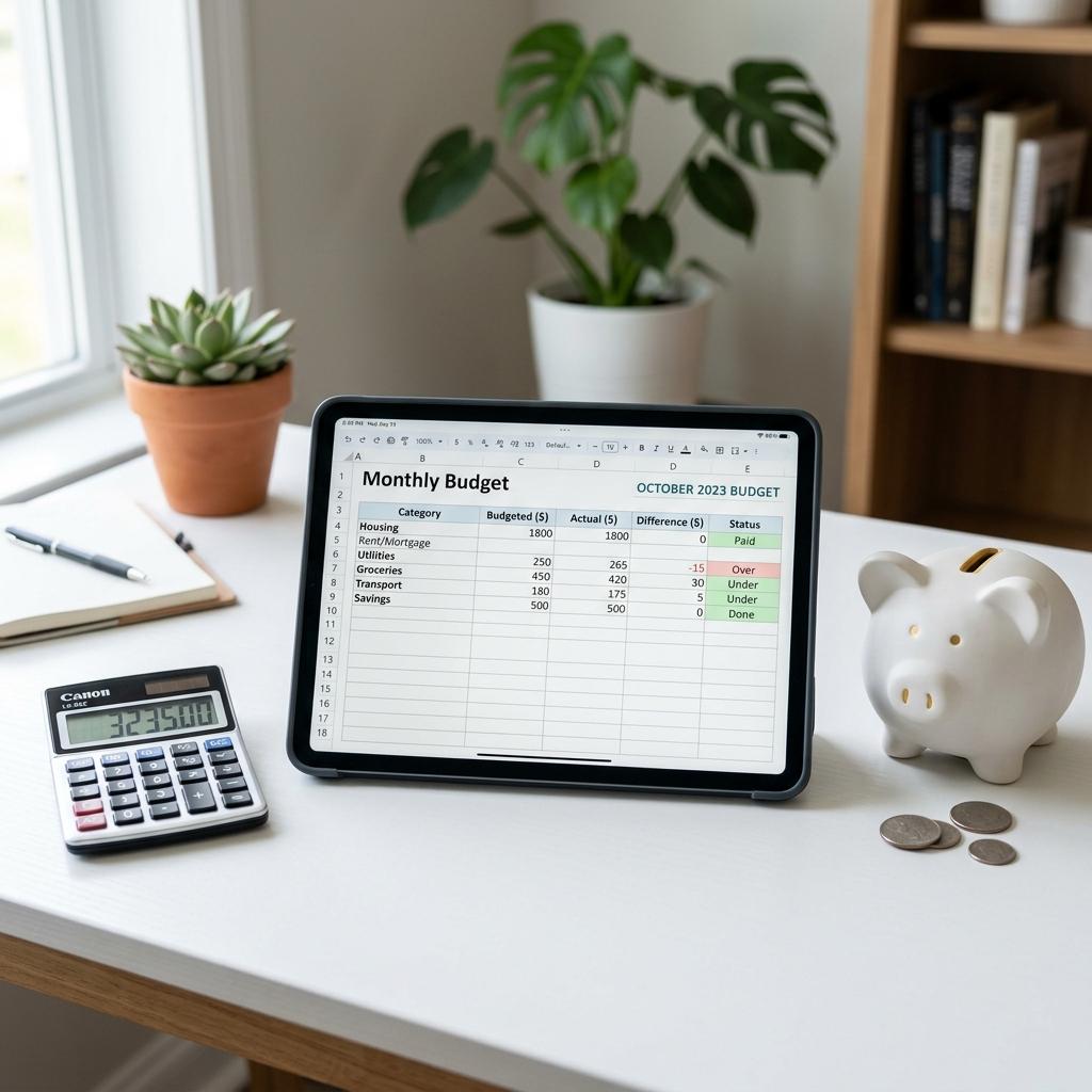 How to create a monthly budget that actually works