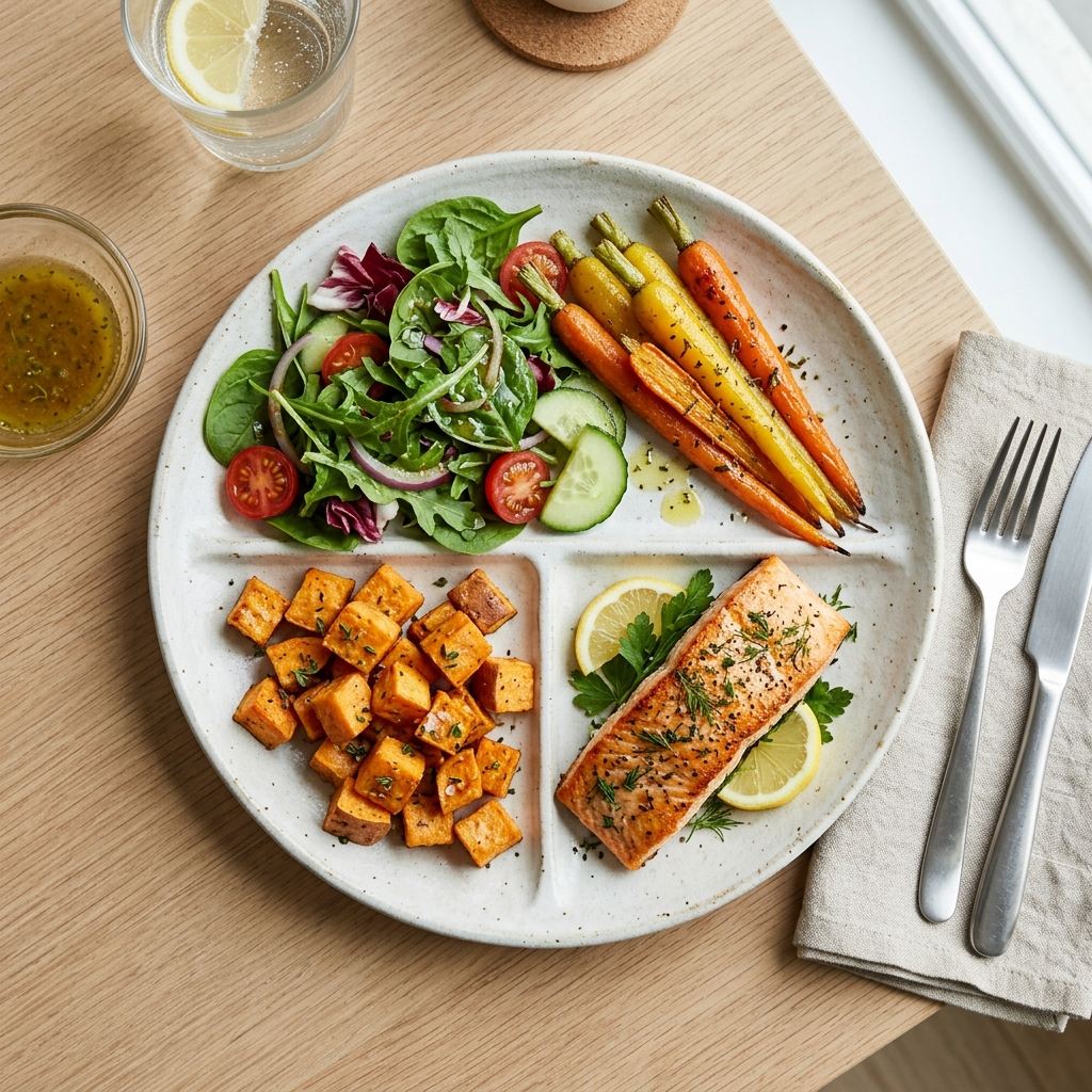 The Plate Method: Nourishing Yourself Without Weighing or Counting