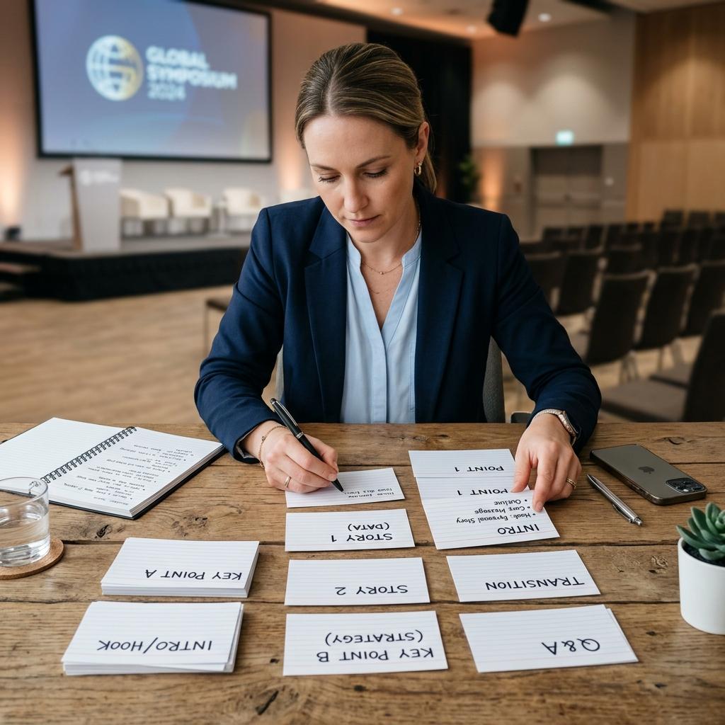 Preparing a talk: structure, script and rehearsal