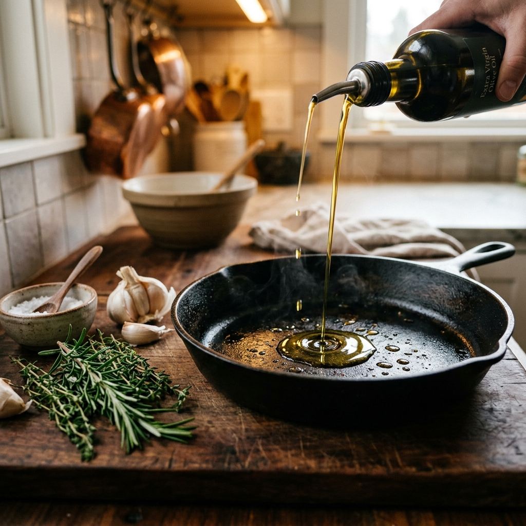 Which Cooking Oil to Use: Smoke Point vs. Oxidative Stability